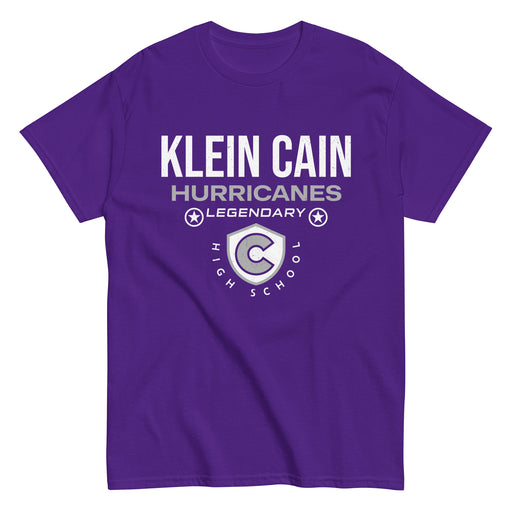 Klein Cain High School Hurricanes Purple Classic Unisex T-shirt 003