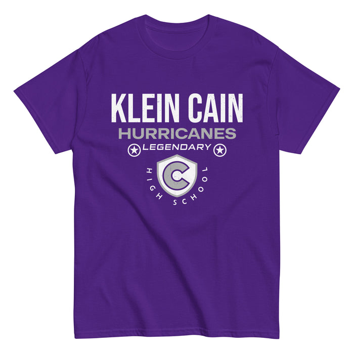Klein Cain High School Hurricanes Purple Classic Unisex T-shirt 003