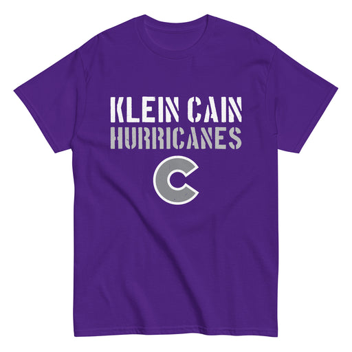 Klein Cain High School Hurricanes Purple Classic Unisex T-shirt 017
