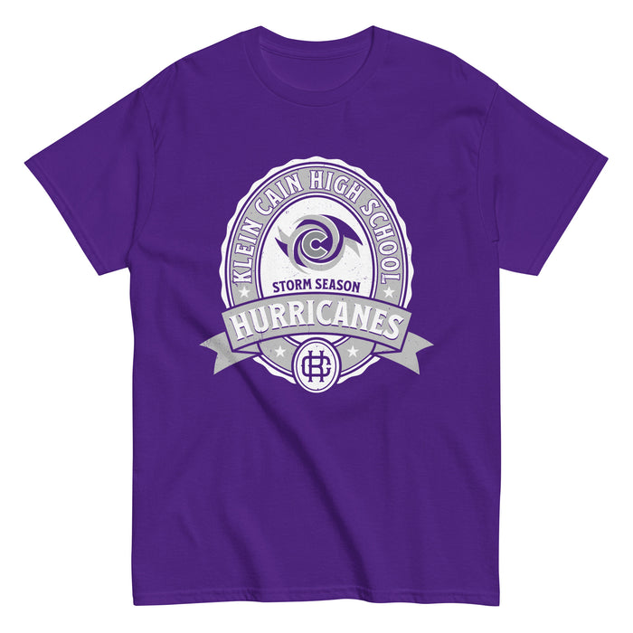 Klein Cain High School Hurricanes Purple Classic Unisex T-shirt 212