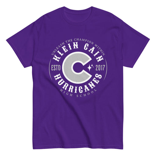 Klein Cain High School Hurricanes Purple Classic Unisex T-shirt 214