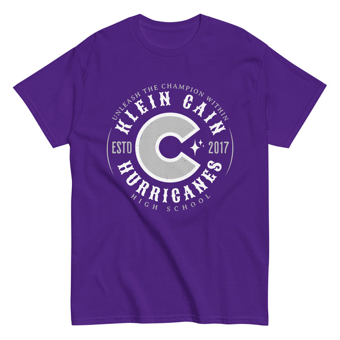 Klein Cain High School Hurricanes Purple Classic Unisex T-shirt 214