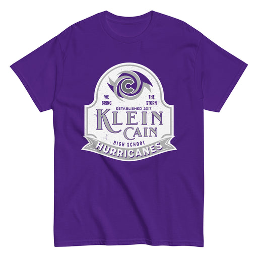 Klein Cain High School Hurricanes Purple Classic Unisex T-shirt 219