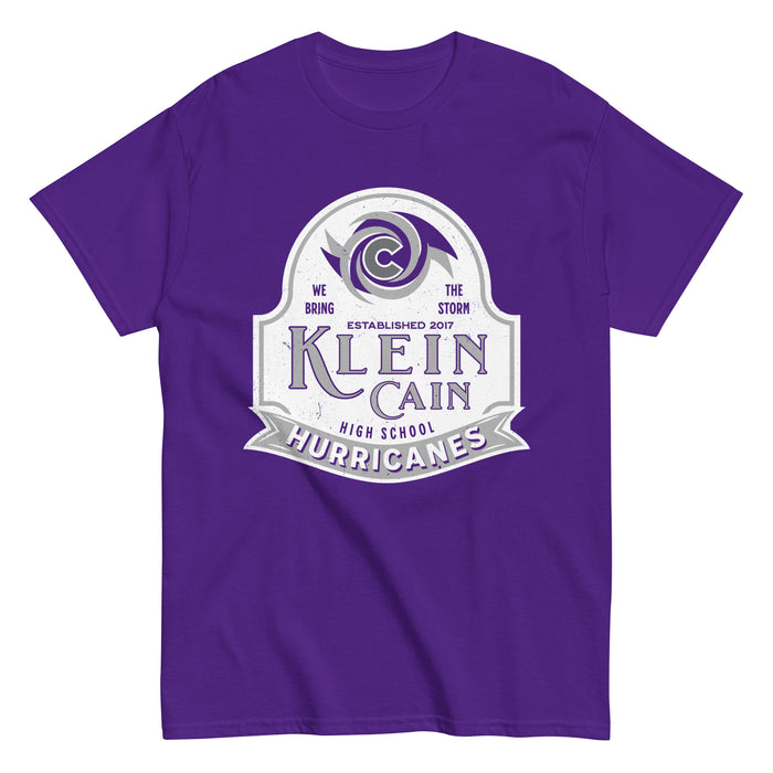 Klein Cain High School Hurricanes Purple Classic Unisex T-shirt 219