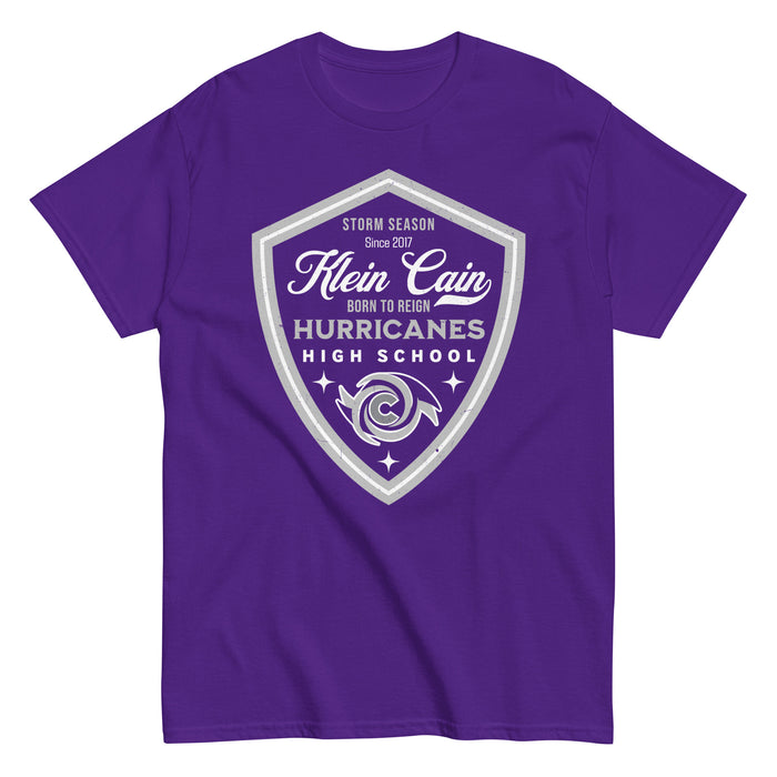 Klein Cain High School Hurricanes Purple Classic Unisex T-shirt 225
