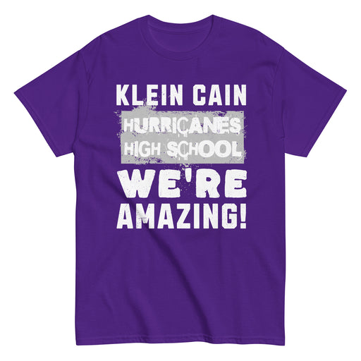Klein Cain High School Hurricanes Purple Classic Unisex T-shirt 231