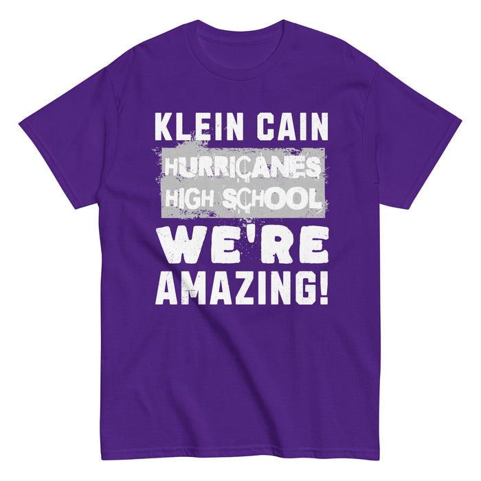 Klein Cain High School Hurricanes Purple Classic Unisex T-shirt 231