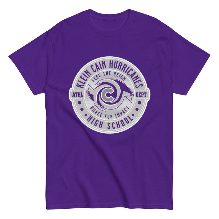 Klein Cain High School Hurricanes Purple Classic Unisex T-shirt 224