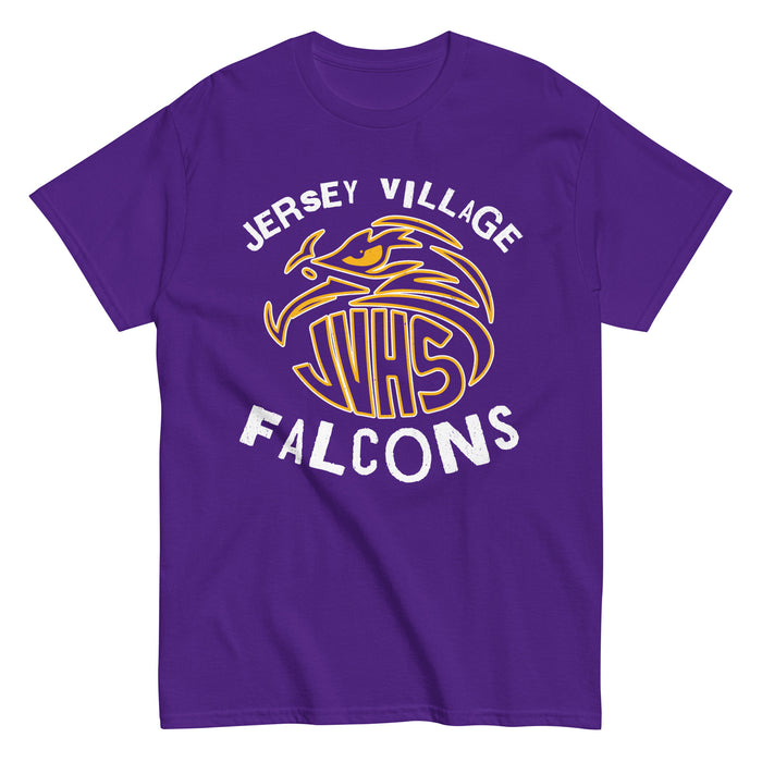 Jersey Village High School Falcons Purple Classic Unisex T-shirt 228