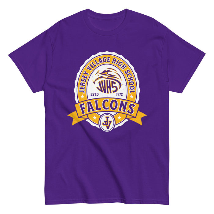Jersey Village High School Falcons Purple Classic Unisex T-shirt 212