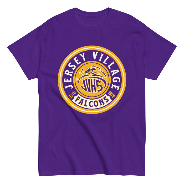 Jersey Village High School Falcons Purple Classic Unisex T-shirt 220