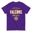 Jersey Village High School Falcons Purple Classic Unisex T-shirt 034