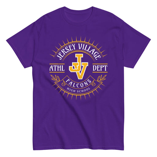 Jersey Village High School Falcons Purple Classic Unisex T-shirt 201