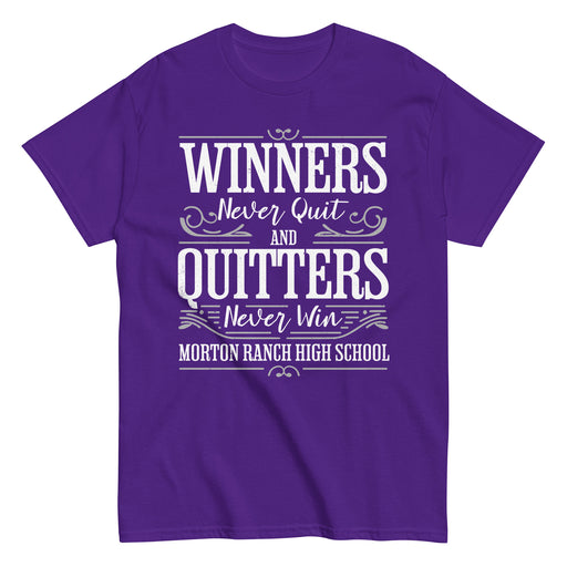 Morton Ranch High School Mavericks Purple Classic Unisex T-shirt 237