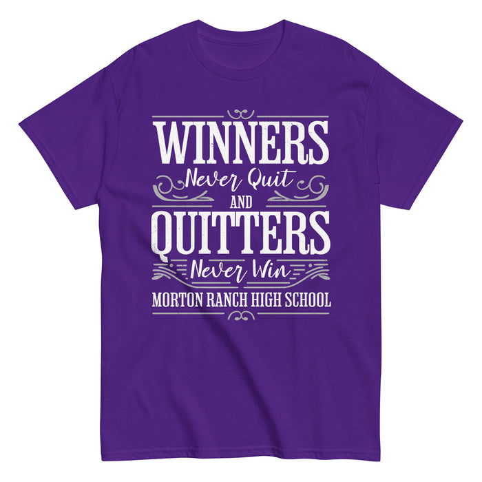 Morton Ranch High School Mavericks Purple Classic Unisex T-shirt 237