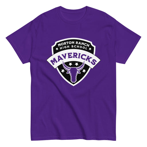 Morton Ranch High School Mavericks Purple Classic Unisex T-shirt 221