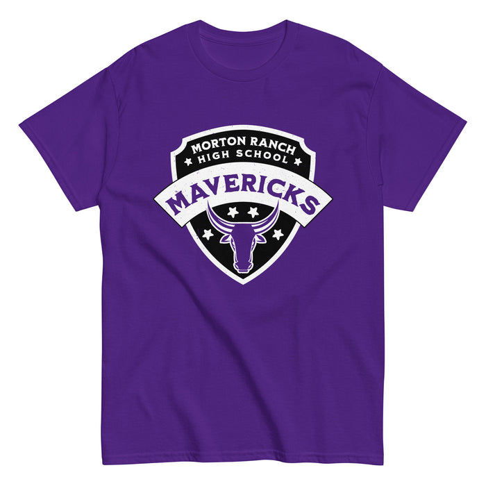 Morton Ranch High School Mavericks Purple Classic Unisex T-shirt 221