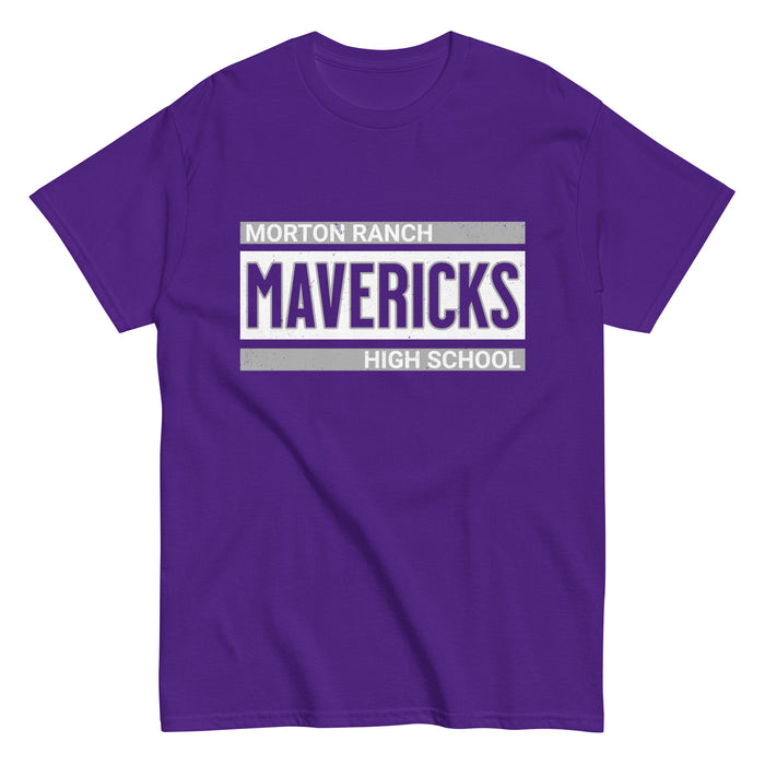 Morton Ranch High School Mavericks Purple Classic Unisex T-shirt 098