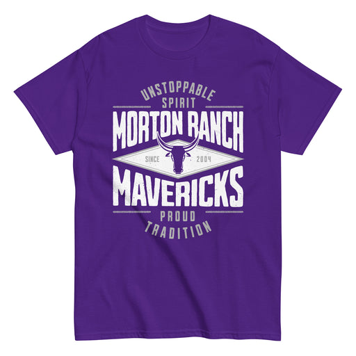 Morton Ranch High School Mavericks Purple Classic Unisex T-shirt 210