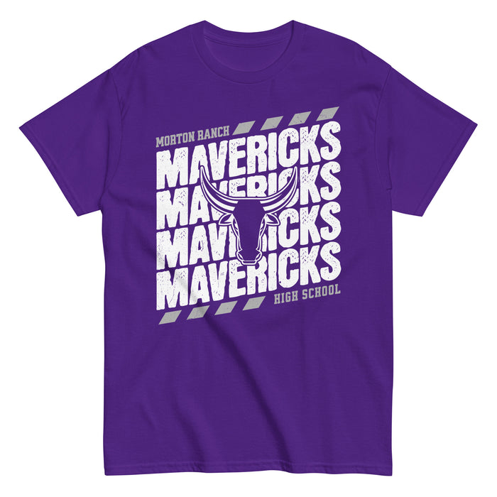 Morton Ranch High School Mavericks Purple Classic Unisex T-shirt 223