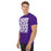 Side view of Klein Cain High School Hurricanes Purple Classic Unisex T-shirt 236