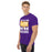 Man wearing Jersey Village High School Falcons Purple Classic Unisex T-shirt 231