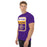 Man wearing Jersey Village High School Falcons Purple Classic Unisex T-shirt 001