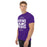 Man wearing Morton Ranch High School Mavericks Purple Classic Unisex T-shirt 210