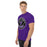 Man wearing Morton Ranch High School Mavericks Purple Classic Unisex T-shirt 215