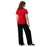 Back view of Tomball High School Cougars Classic Unisex Red T-shirt 024