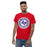 Man wearing Sam Houston High School Texans Red Classic Unisex T-shirt 220