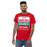 Man wearing The Woodlands High School Highlanders Red Classic Unisex T-shirt 001