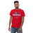 Man wearing Duncanville High School Panthers Red Classic Unisex T-shirt 217