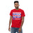 Man wearing Sam Houston High School Texans Red Classic Unisex T-shirt 238