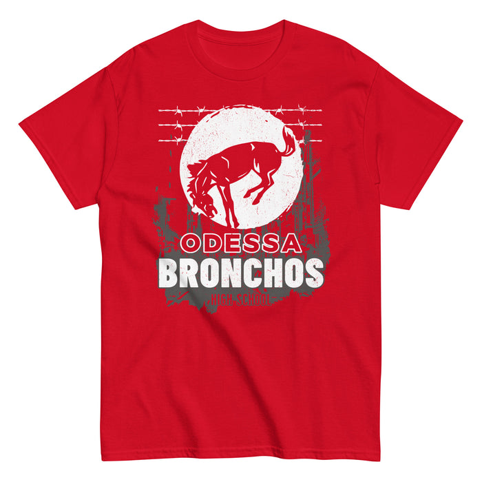 Odessa High School Bronchos Red Classic Unisex T-shirt 203