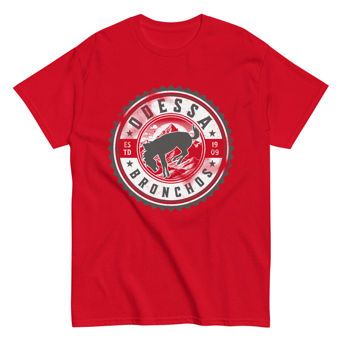 Odessa High School Bronchos Red Classic Unisex T-shirt 203