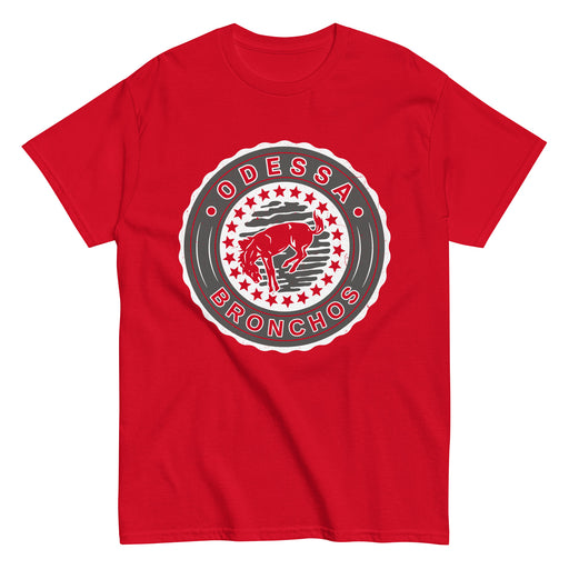 Odessa High School Bronchos Red Classic Unisex T-shirt 216