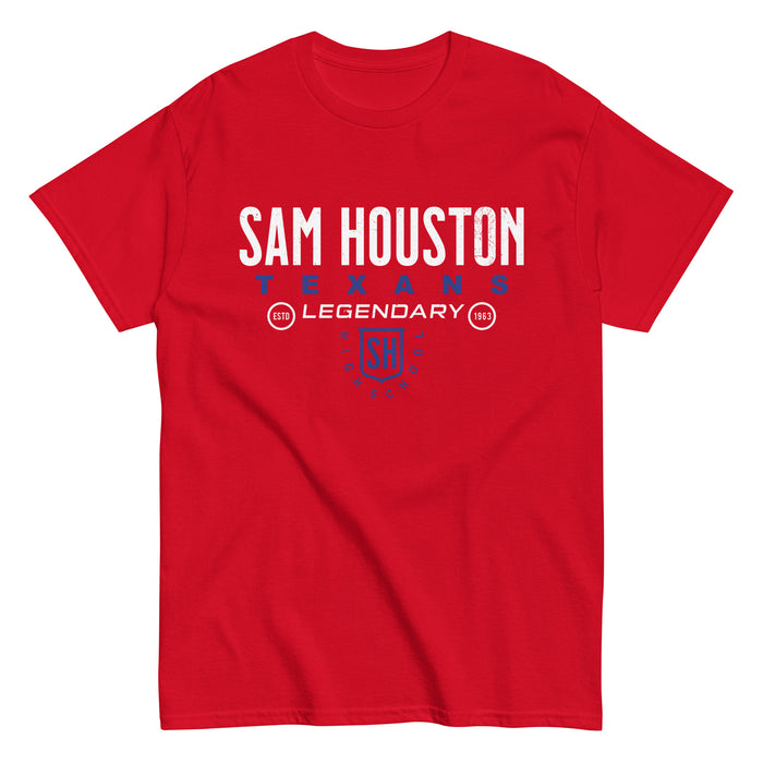 Sam Houston High School Texans Red Classic Unisex T-shirt 003