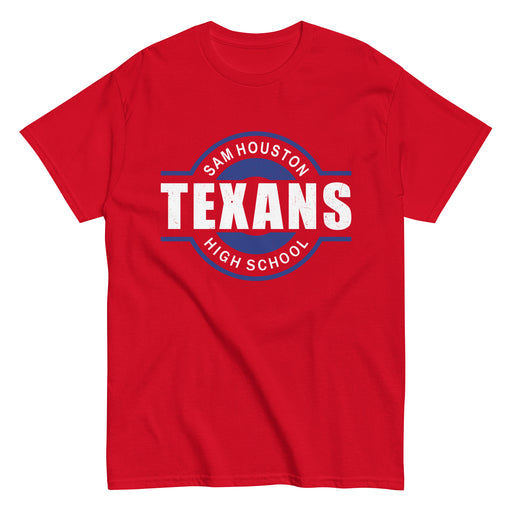 Sam Houston High School Texans Red Classic Unisex T-shirt 011