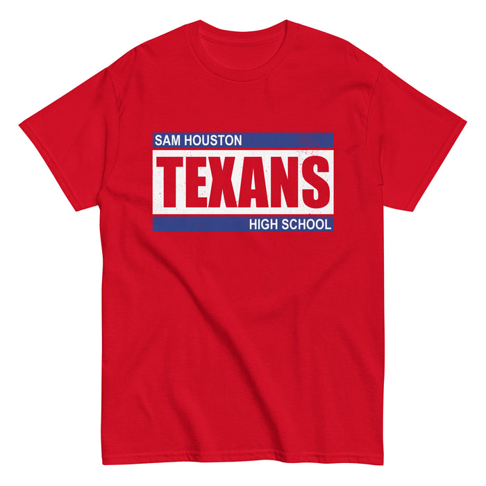 Sam Houston High School Texans Red Classic Unisex T-shirt 098