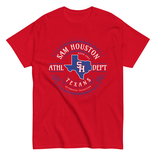 Sam Houston High School Texans Red Classic Unisex T-shirt 201