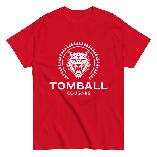 Tomball High School Cougars Red Classic Unisex T-shirt 226