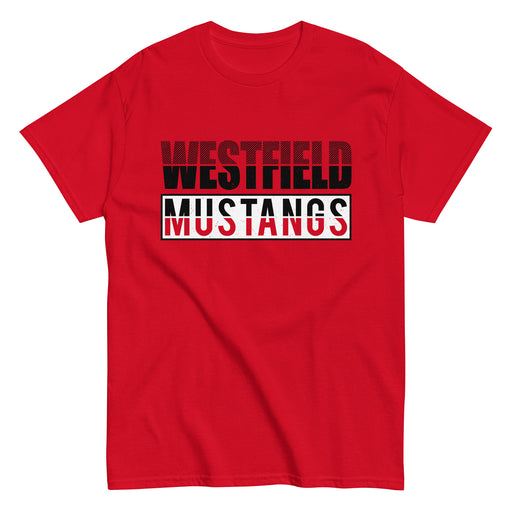 Westfield High School Mustangs Red Classic Unisex T-shirt 031