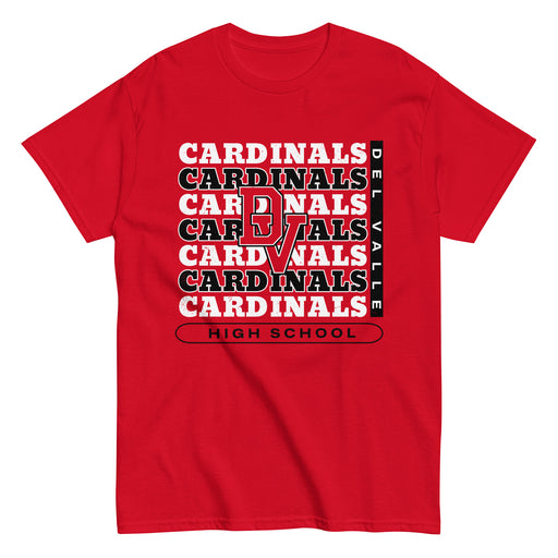 Del Valle High School Cardinals Red Classic Unisex T-shirt 235