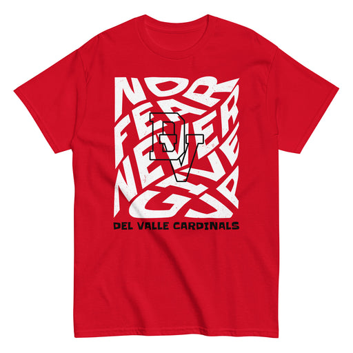 Del Valle High School Cardinals Red Classic Unisex T-shirt 236