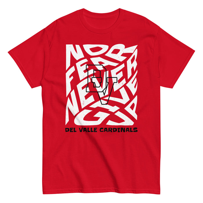 Del Valle High School Cardinals Red Classic Unisex T-shirt 236