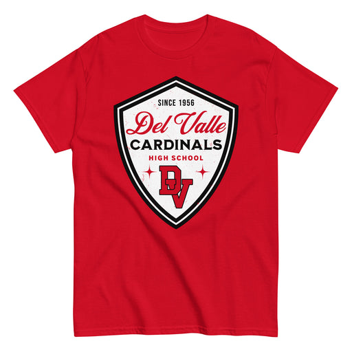 Del Valle High School Cardinals Red Classic Unisex T-shirt 225