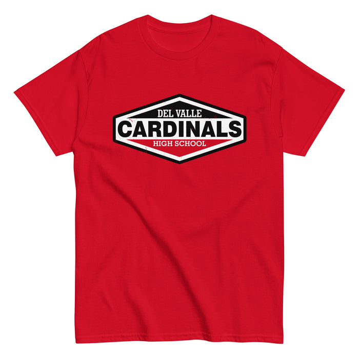 Del Valle High School Cardinals Red Classic Unisex T-shirt 009