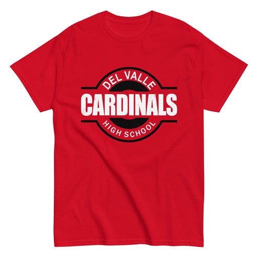 Del Valle High School Cardinals Red Classic Unisex T-shirt 011