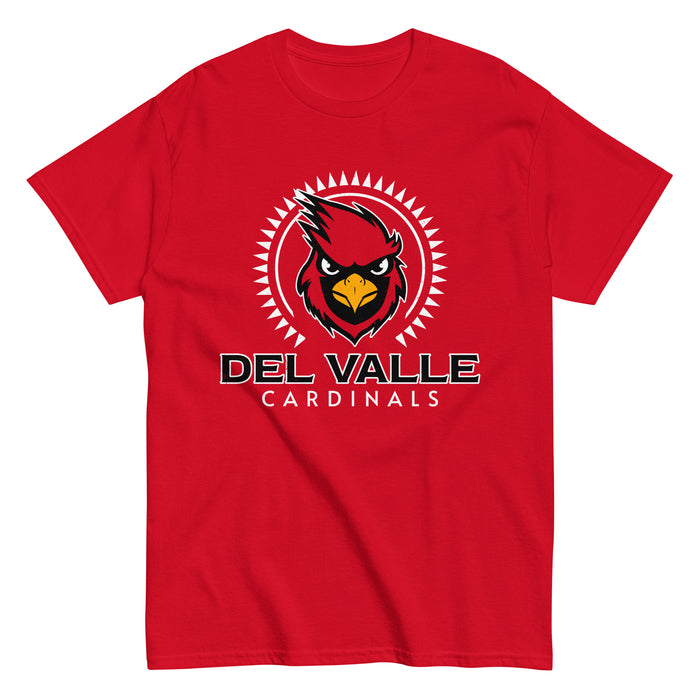 Del Valle High School Cardinals Red Classic Unisex T-shirt 226